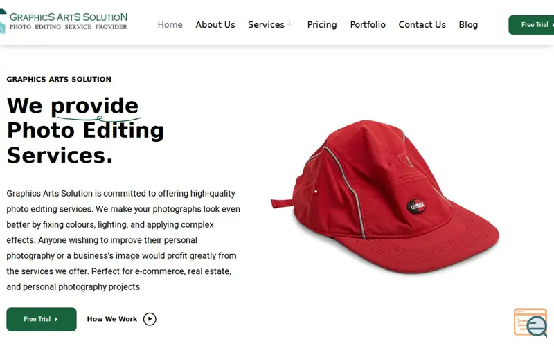 Screenshot of Graphics Arts Solution