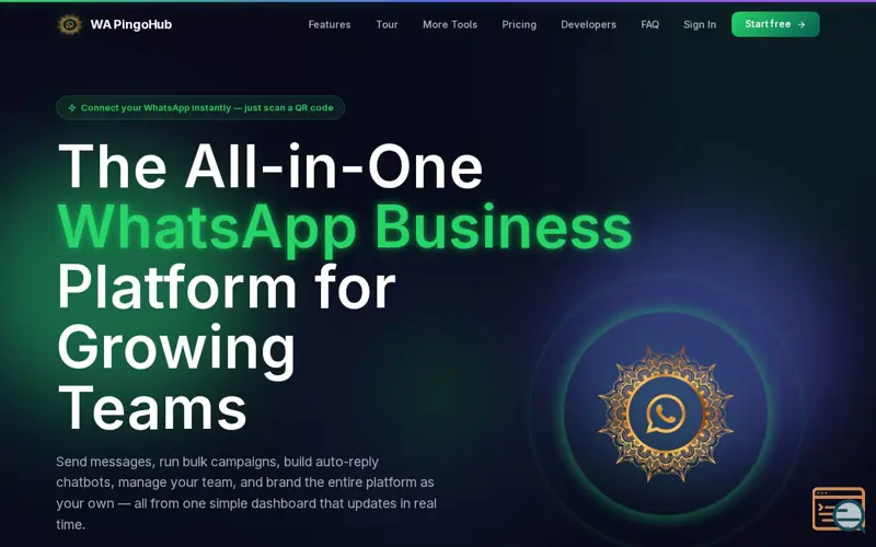 Screenshot of WA PingoHub
