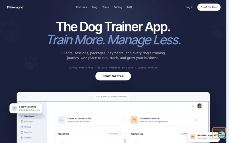 Screenshot of Pawmand