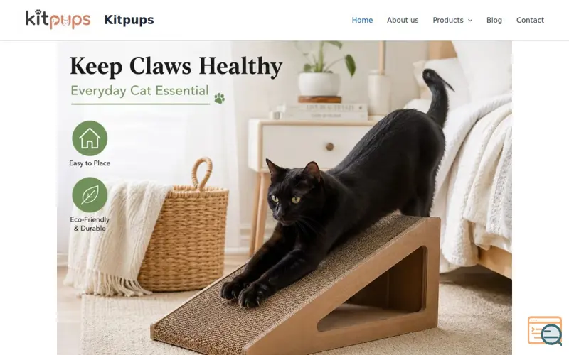 Screenshot of Kitpups, a launch using Astra
