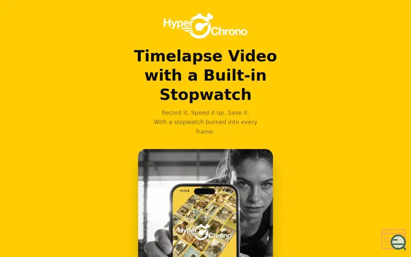 Screenshot of HyperChrono
