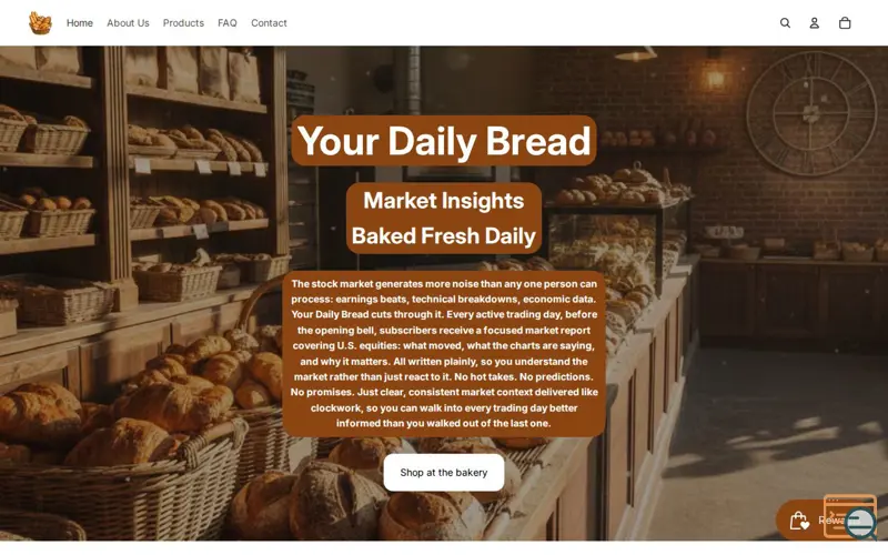 Screenshot of Your Daily Bread