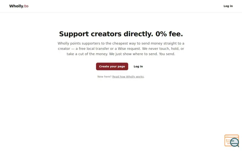 Screenshot of Wholly