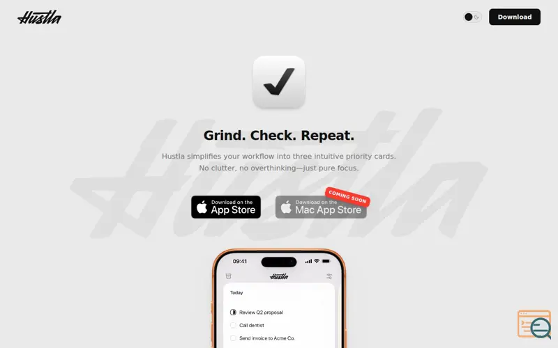 Screenshot of Hustla - To-Do Lists & Tasks
