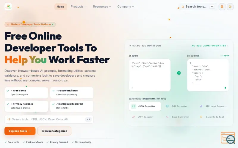 Screenshot of Revoxera