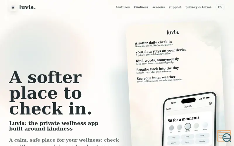 Screenshot of Luvia