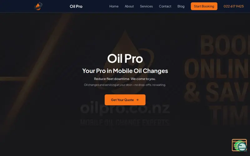 Screenshot of Oil Pro