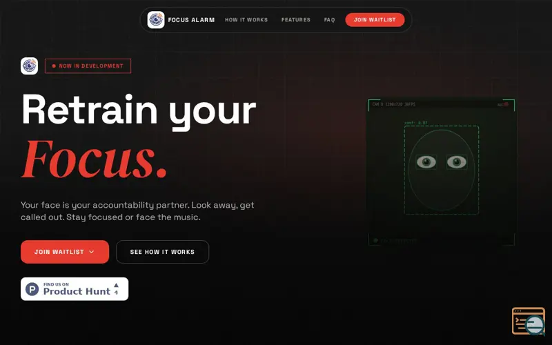 Screenshot of Focus Alarm