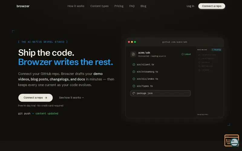 Screenshot of Browzer