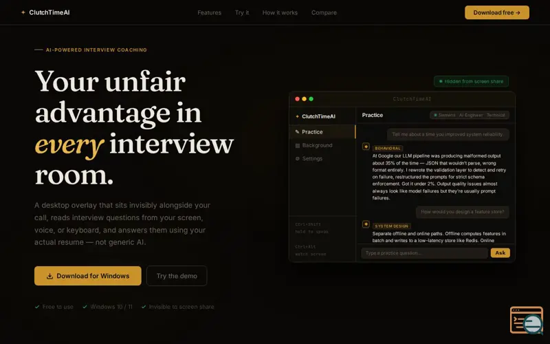 Screenshot of ClutchTimeAI