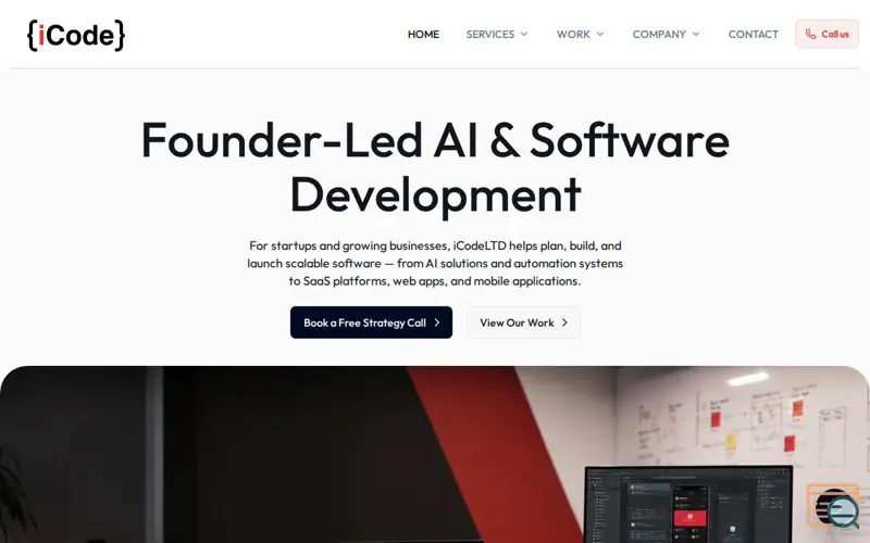 Screenshot of iCodeLTD