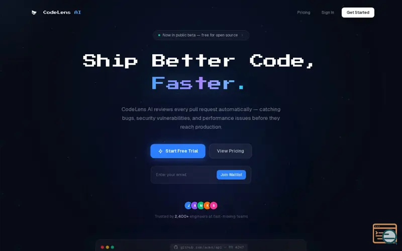 Screenshot of CodeLens AI