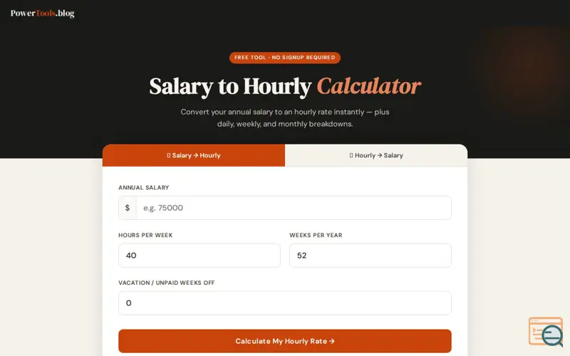 Screenshot of PowerTools.blog