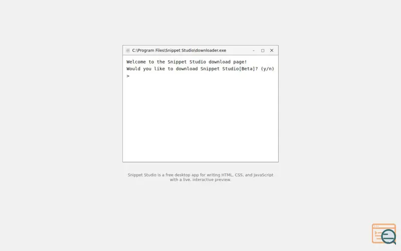 Screenshot of Snippet Studio[Beta]