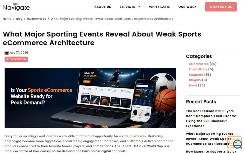 Screenshot of eCommerce Architecture 