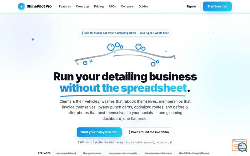 Screenshot of ShinePilot Pro
