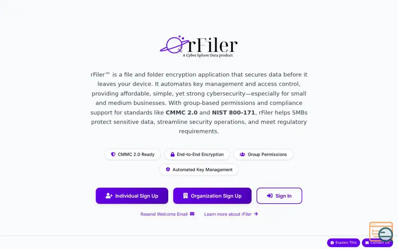 Screenshot of rFiler