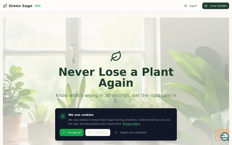 Screenshot of Green Sage