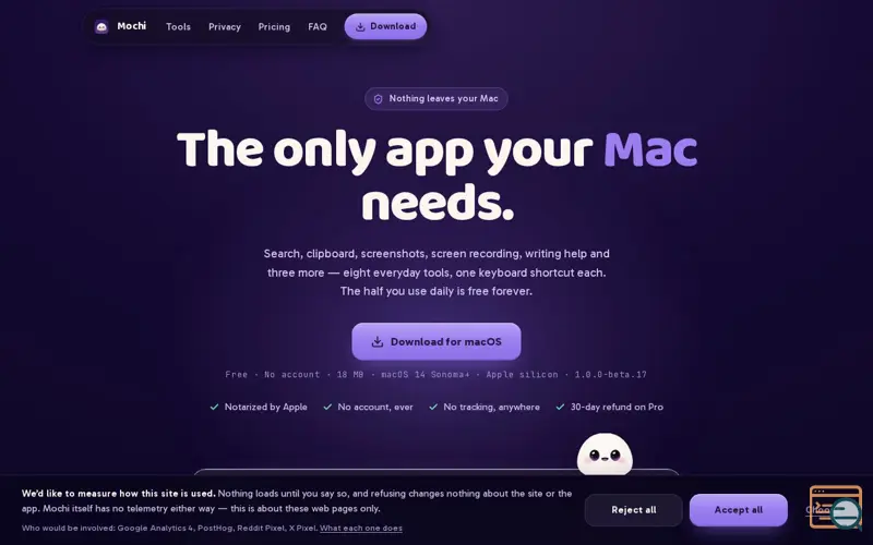 Screenshot of Mochi