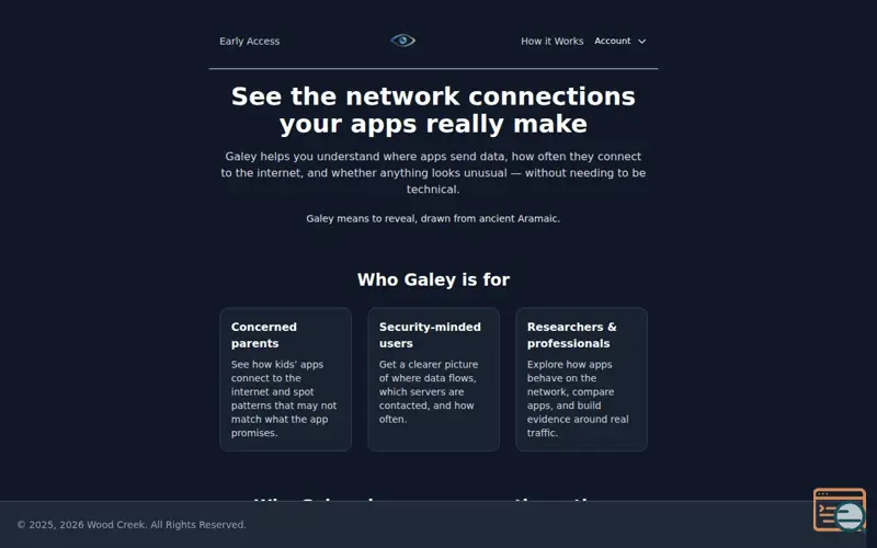 Screenshot of Galey