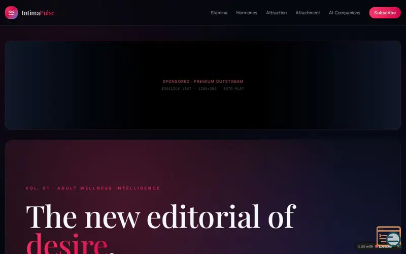 Screenshot of IntimaPulse