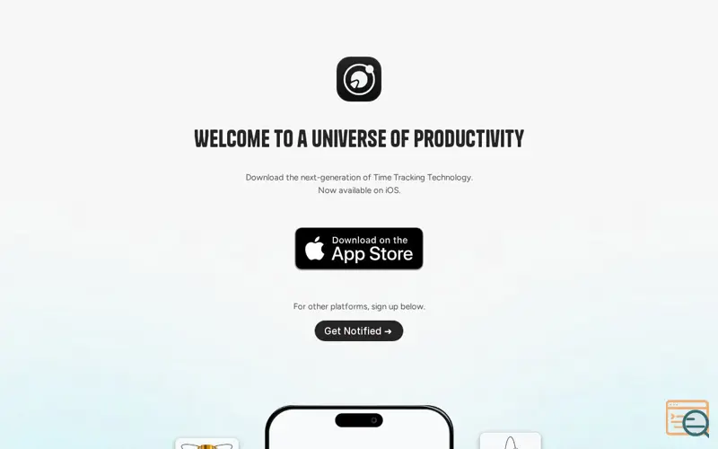 Screenshot of Flowton: the "time particle"