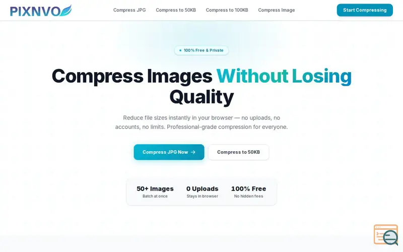 Screenshot of PIXNVO
