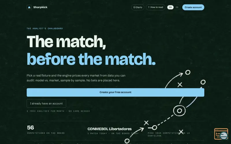 Screenshot of Sharpkick