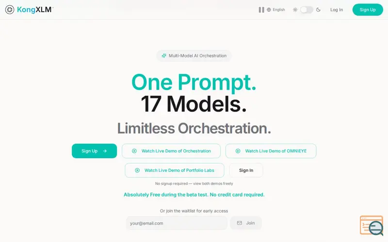 Screenshot of KongXLM 