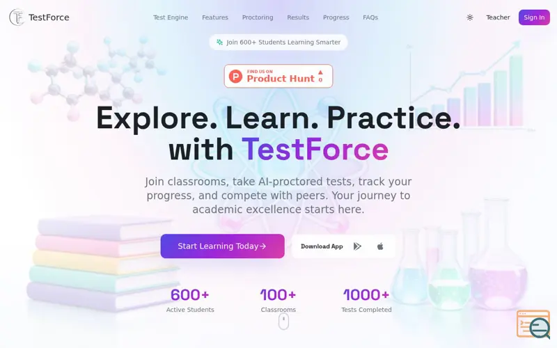 Screenshot of TestForce
