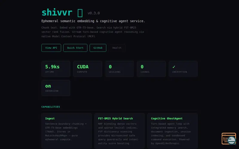 Screenshot of Shivvr