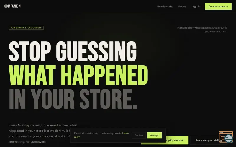 Screenshot of Companion