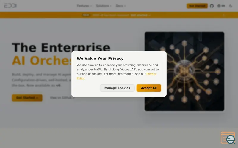 Screenshot of EDDI v6