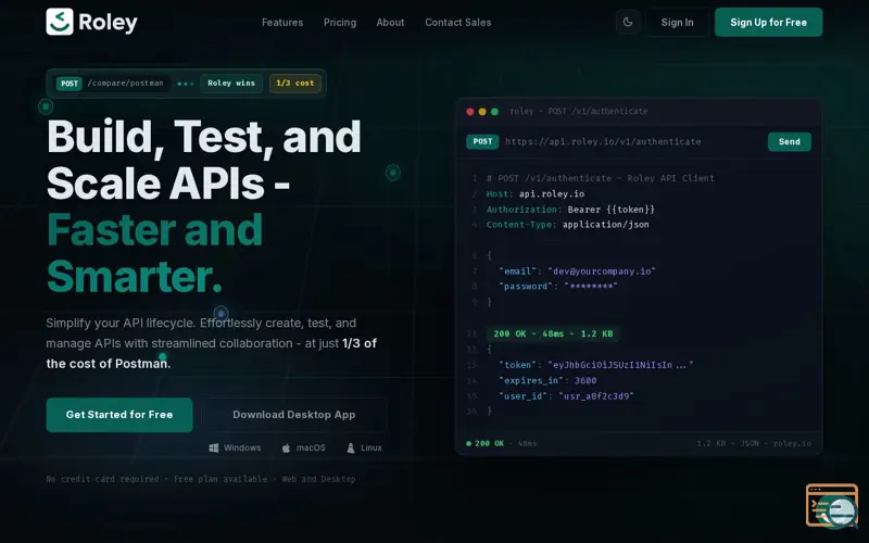 Screenshot of Roley