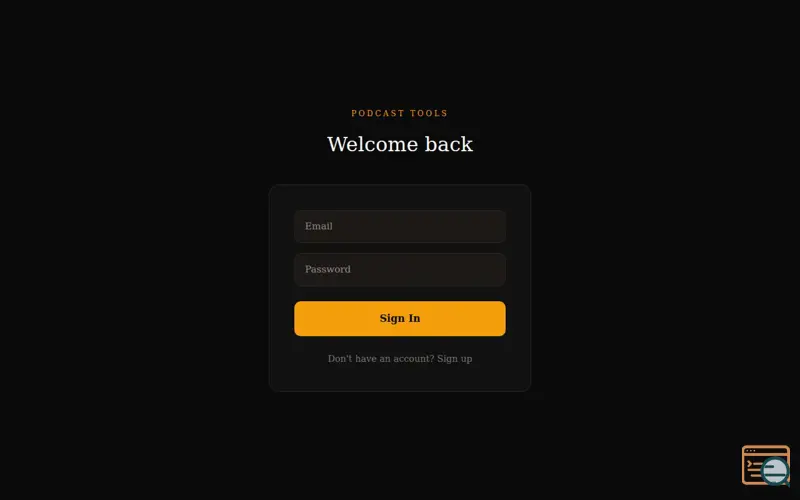 Screenshot of Podtool