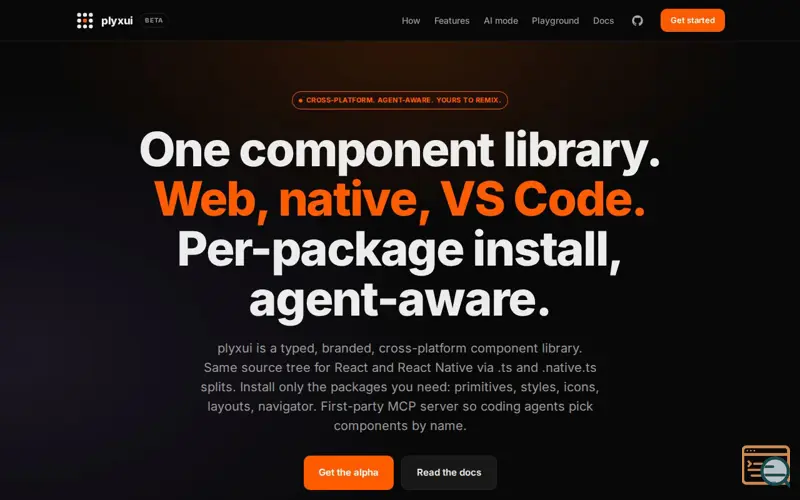 Screenshot of plyxui