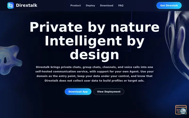 Screenshot of Dirextalk - Self-Hosted Messaging and Collaboration