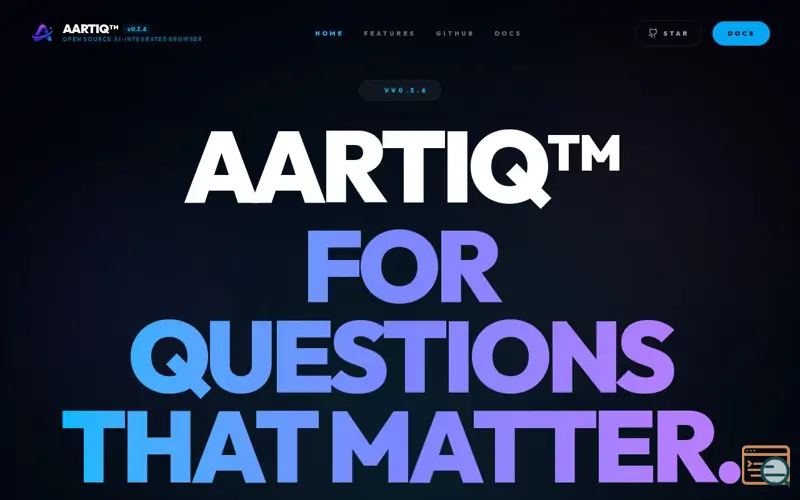 Screenshot of Aartiq