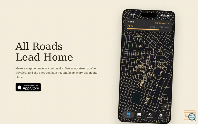 Screenshot of All roads lead home