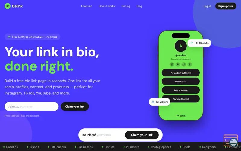 Screenshot of Belink