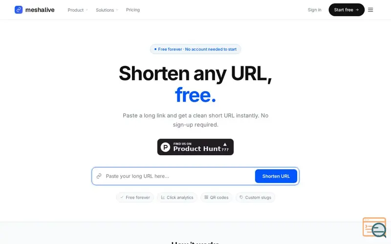 Screenshot of URL Shortener with Analytics & QR Codes