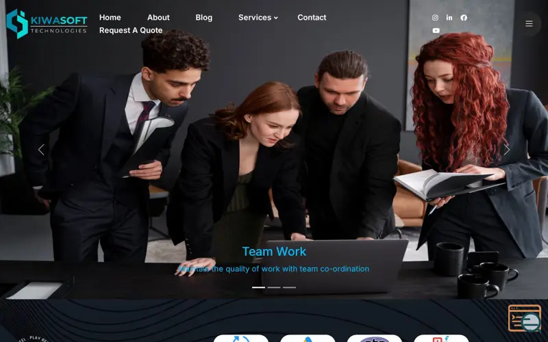 Screenshot of kiwasofttechnologies