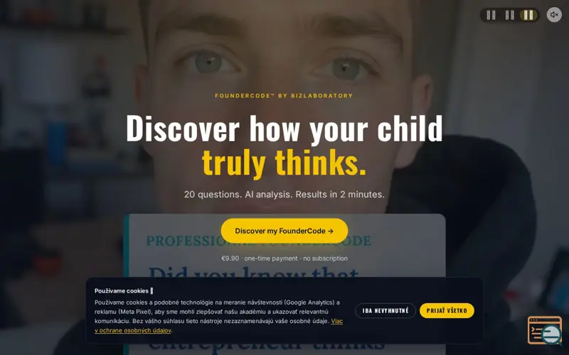 Screenshot of BizLaboratory