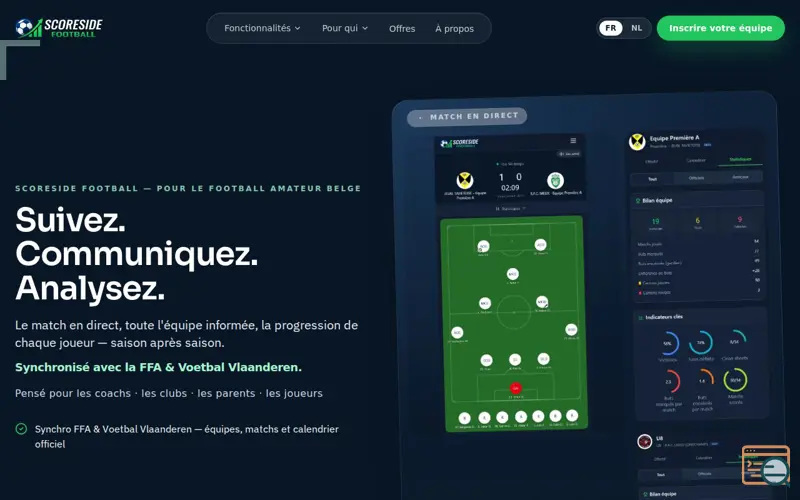 Screenshot of ScoreSide Football