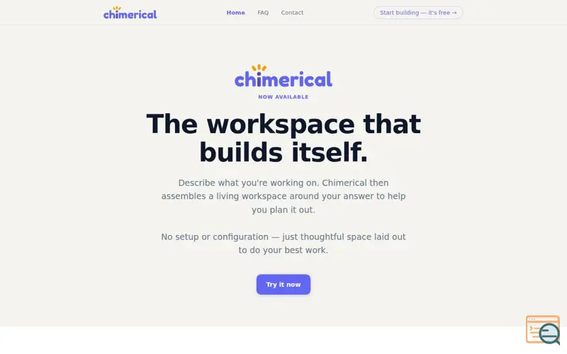 Screenshot of Getchimerical