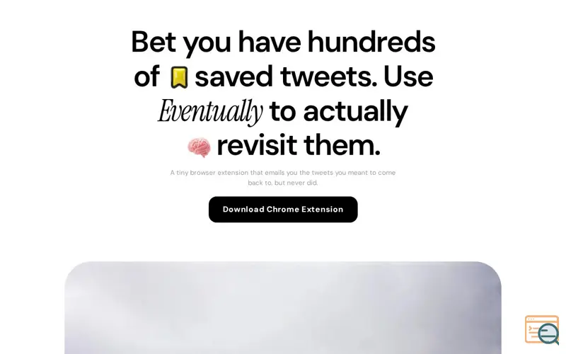 Screenshot of Eventually