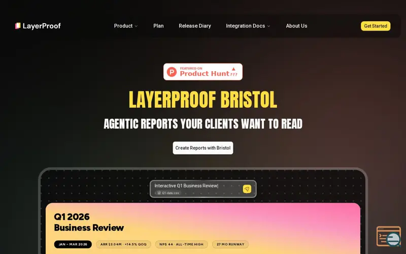 Screenshot of LayerProof Bristol