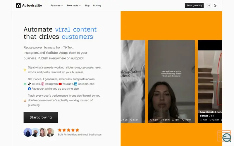 Screenshot of Autovirality