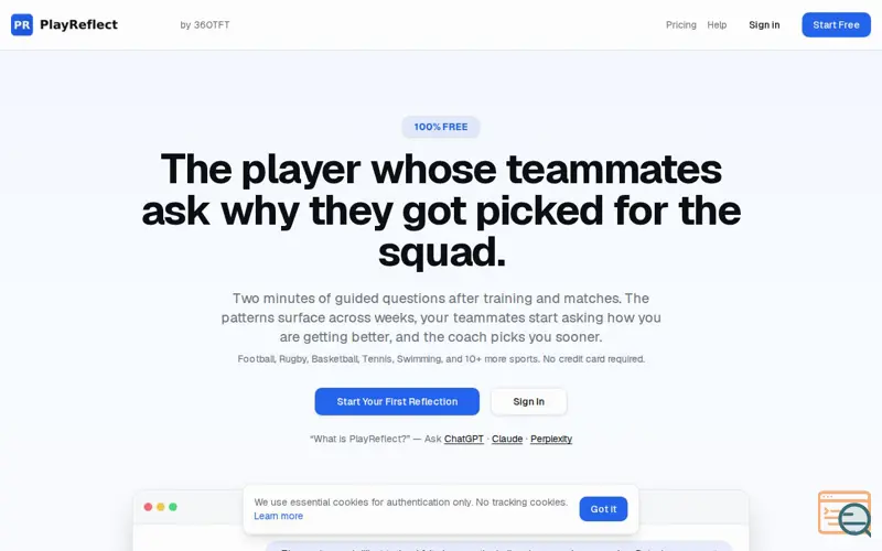 Screenshot of Play Reflect