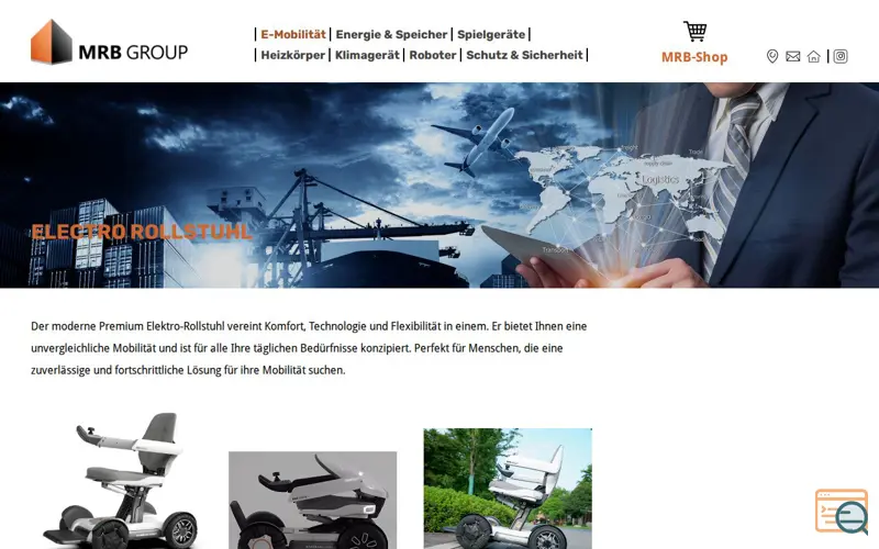 Screenshot of Rollstuhl mit Motor 